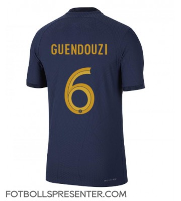 Frankrike Matteo Guendouzi #6 Hemma Matchtröja VM 2022 Kortärmad